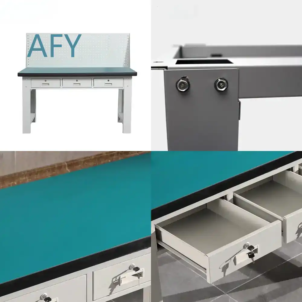 Electronics Repair Workbench - Horizontale drie-pomp enkelvoudige hangende antistatische werkbank