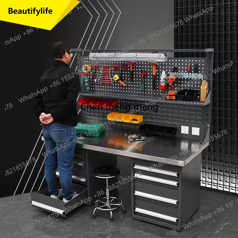 Electronics Repair Workbench - A55 Antistatische stalen werkbank, zwaar belastbaar,