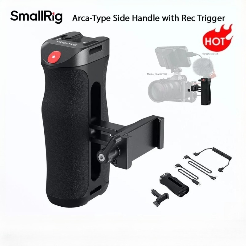 Sony Camera A6400 - SmallRig 5694 Arca-type zijhandgreep met Rec