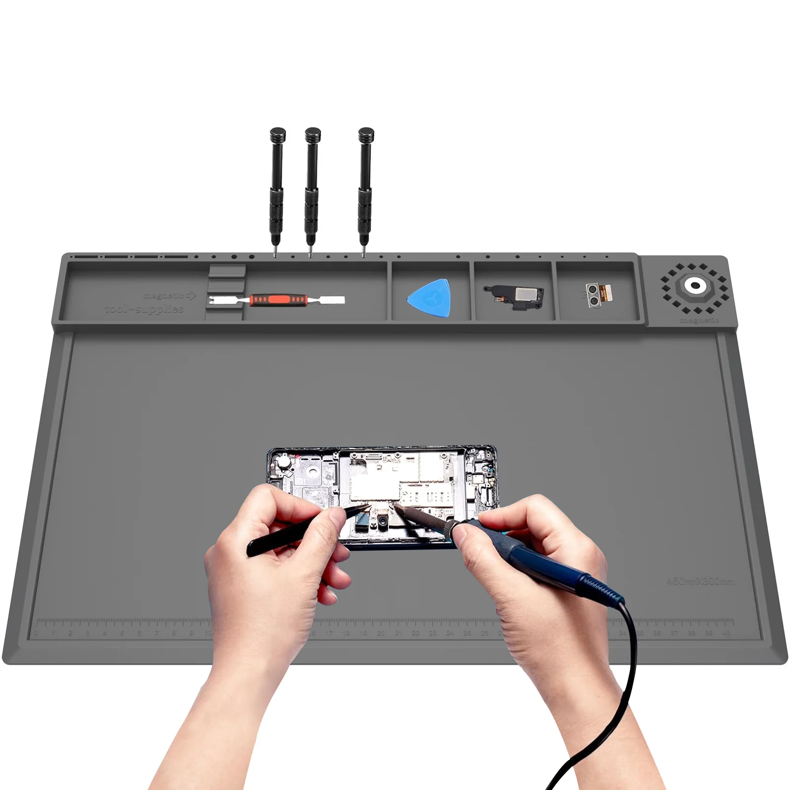 Electronics Repair Workstation - Soldeerstation Mat Siliconen Werkreparatie Pad 932