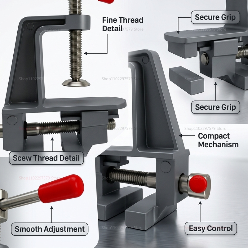Aluminium mini-tafelbankschroe - Electronics Repair Workbench recensie en prijs