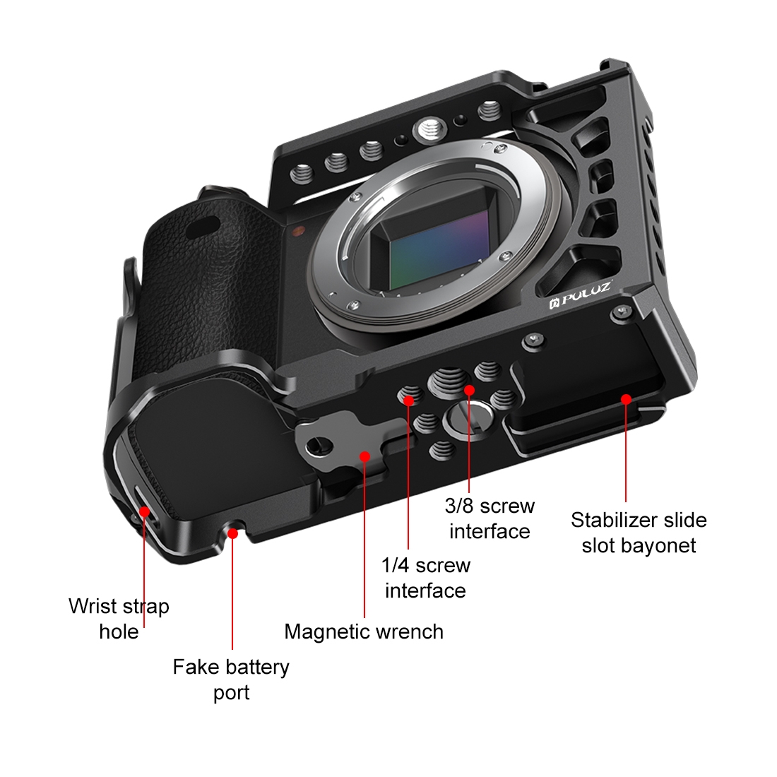 PULUZ Metalen Camera Kooi Uitb - Sony Camera A6400 recensie en prijs