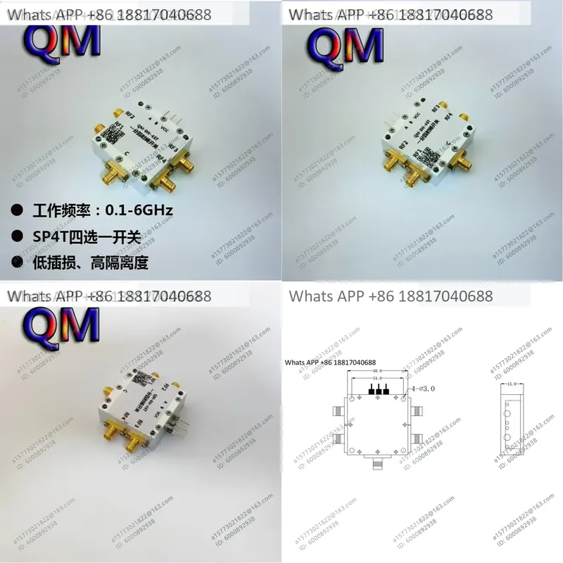1PC voor QM-SW-4ST 0,1-6 GHz S - Qm Electronics & Repair Services recensie en prijs
