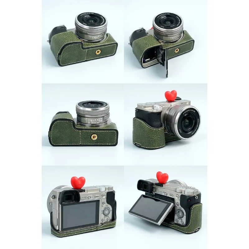 Camera tas PU lederen half bod - Sony Camera A6400 recensie en prijs