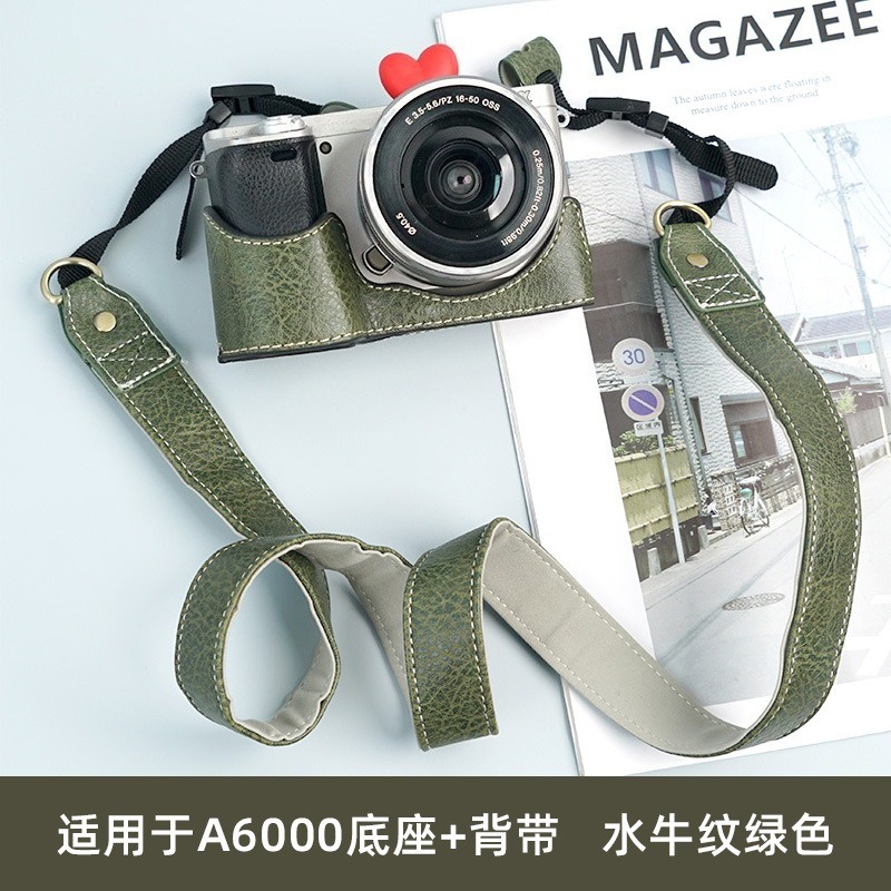 Camera tas PU lederen half bod - Sony Camera A6400 recensie en prijs