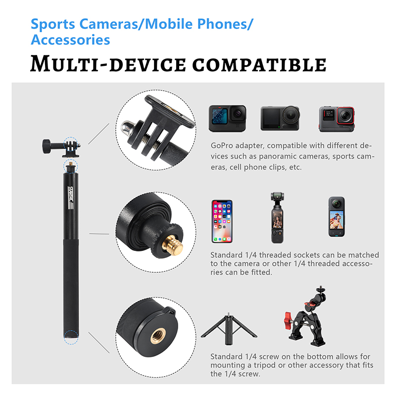 Selfie Stick 1,32 m onderwater - Insta360 Camera Go 3 recensie en prijs
