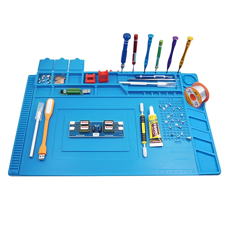 Siliconen soldeermat ESD antis - Electronics Repair Workstation recensie en prijs