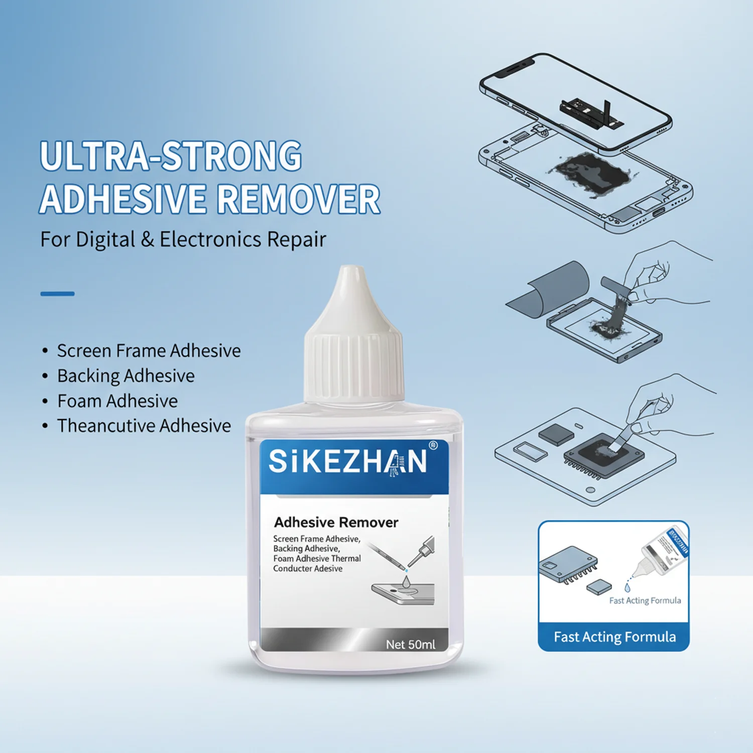 Universele lijmreinigingsvloei - Electronics Repair Tool recensie en prijs