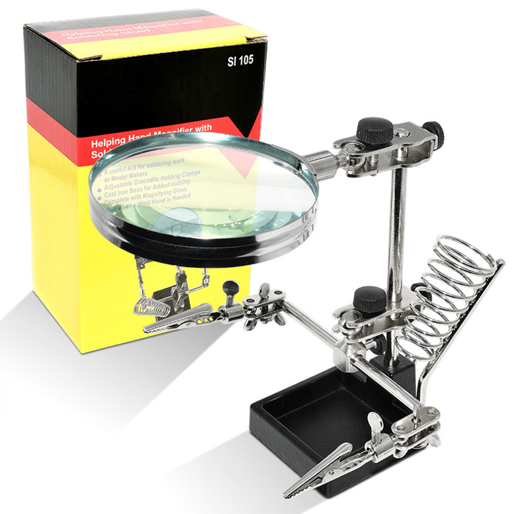 3x vergrootglas met ondersteun - Electronics Repair Workbench recensie en prijs