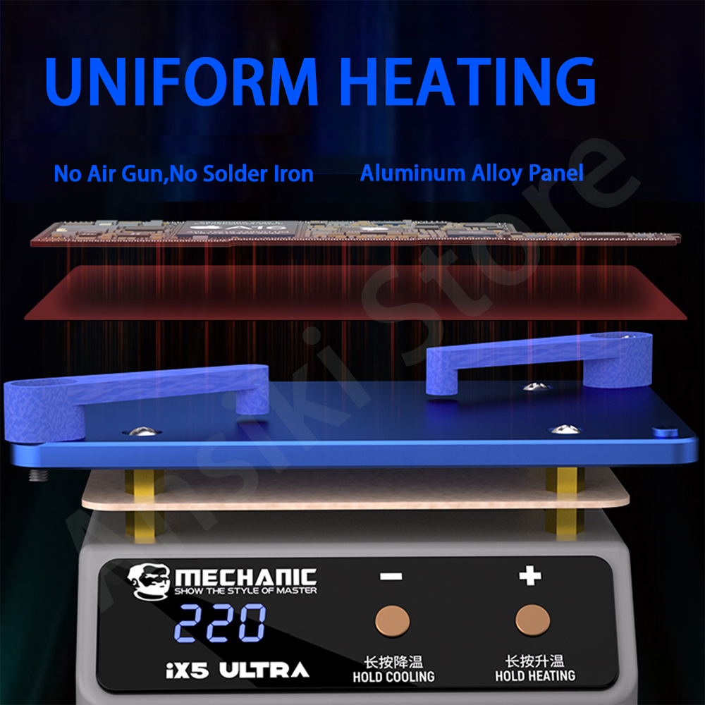 MONTEUR ix5 Ultra Verwarming P - Electronics Repair Workstation recensie en prijs