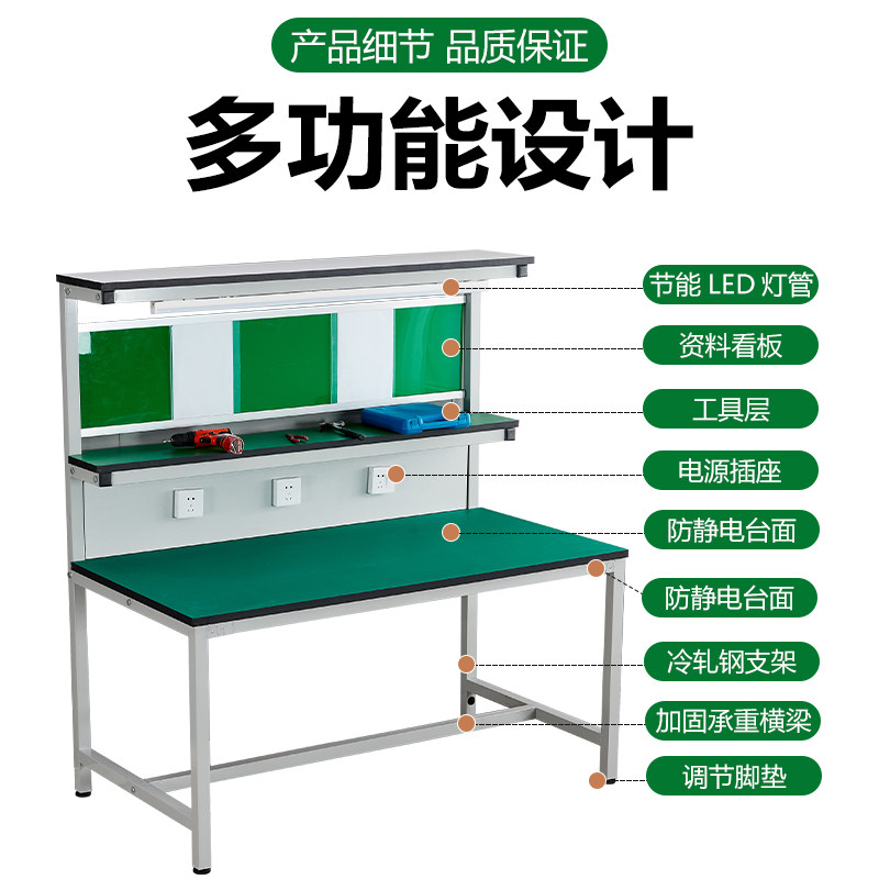 Antistatische werkbank met lic - Electronics Repair Workbench recensie en prijs